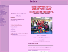 Tablet Screenshot of kinderenwebhotel.be.previewmysite.com